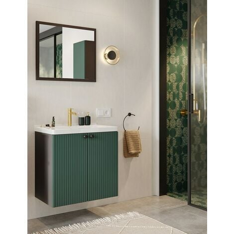 Mueble de baño Alta Gama 47 cms ancho color Verde ref-20