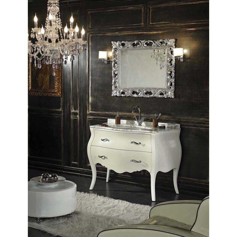 

Kiamami Valentina - MUEBLE DE BAÑO BARROCO LIPARI BLANCO
