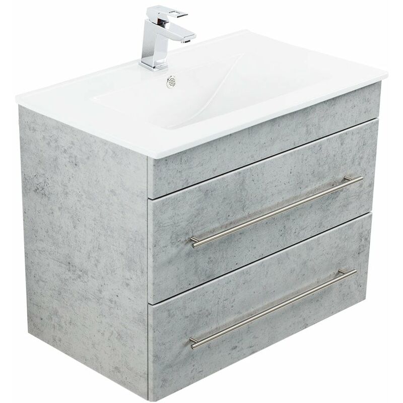 

Mueble de baño Casa Infinity 750 Gris hormigón