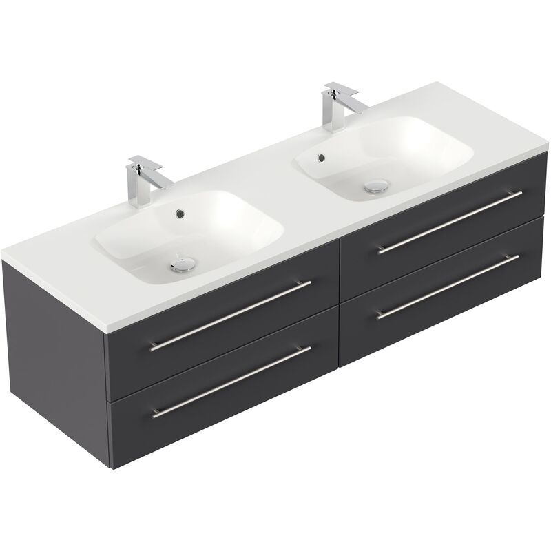 

Mueble de baño Colossos 160 Antracita satinado