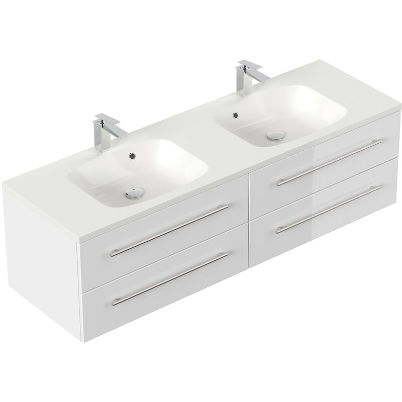 

Mueble de baño Colossos 160 Blanco brillante