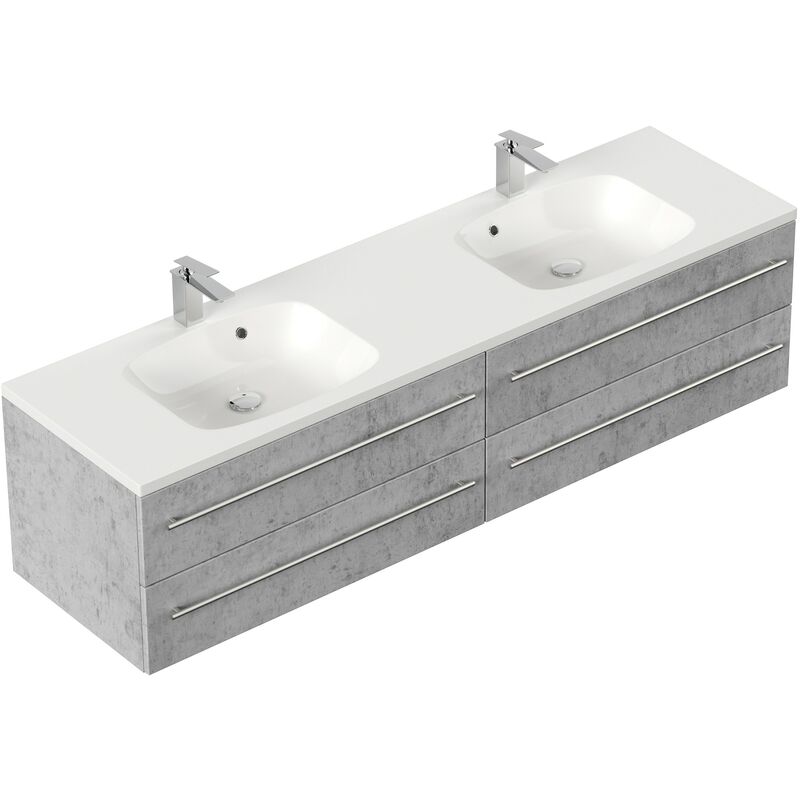 

Mueble de baño Colossos 180 Gris hormigón