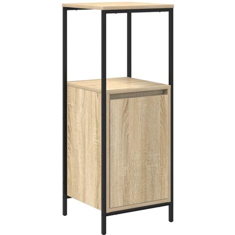 Mueble de baño con estantes roble Sonoma 36x35x95 cm vidaXL