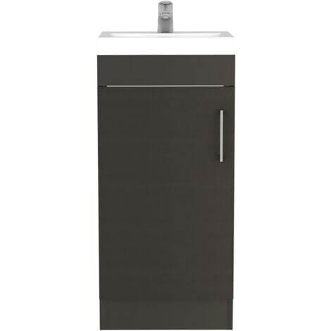 TUHOME CONCEPT Mueble de Baño con Lavabo Madrid, con armario de almacenamiento