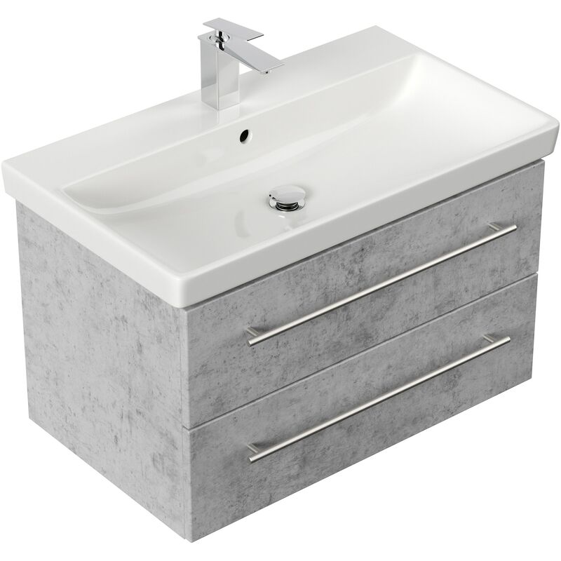 

Mueble de baño con Lavabo Villeroy & Boch Avento 80 cm Gris hormigón