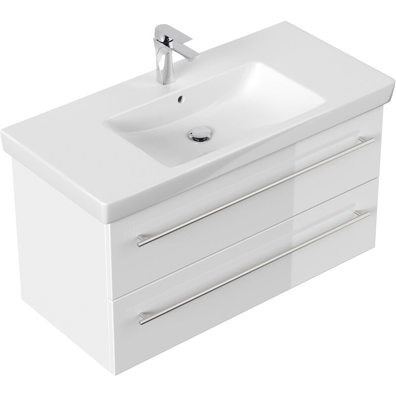 

Mueble de baño con Lavabo Villeroy & Boch Subway 2.0 100cm blanco brillante