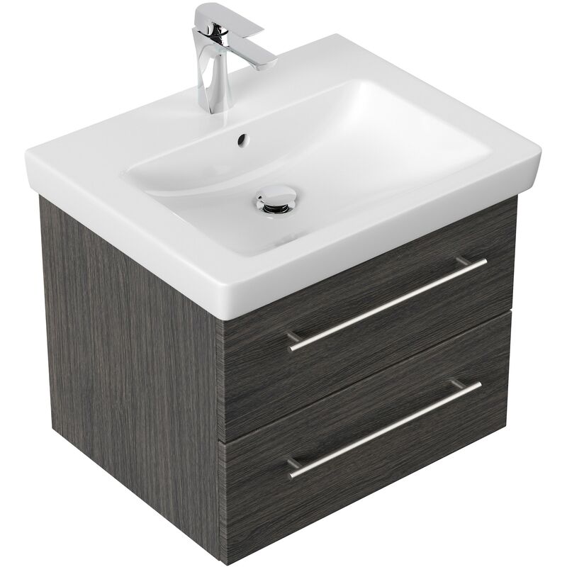 

Mueble de baño con Lavabo Villeroy & Boch Subway 2.0 60 cm Antracita vetado