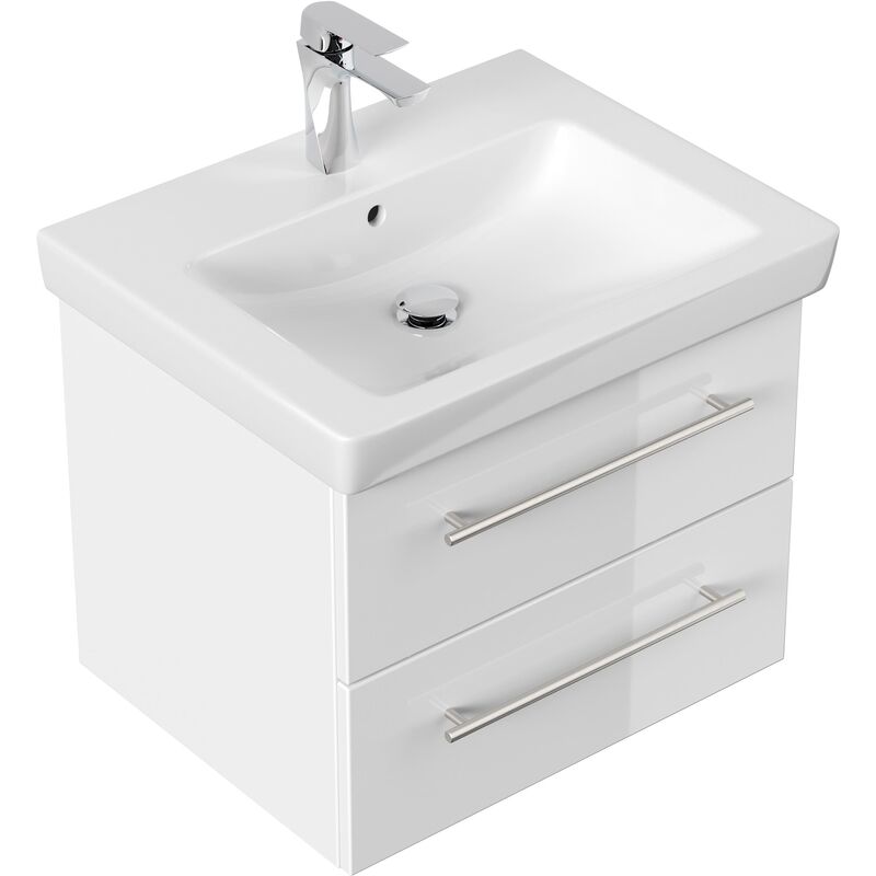 

Mueble de baño con Lavabo Villeroy & Boch Subway 2.0 60 cm blanco brillante