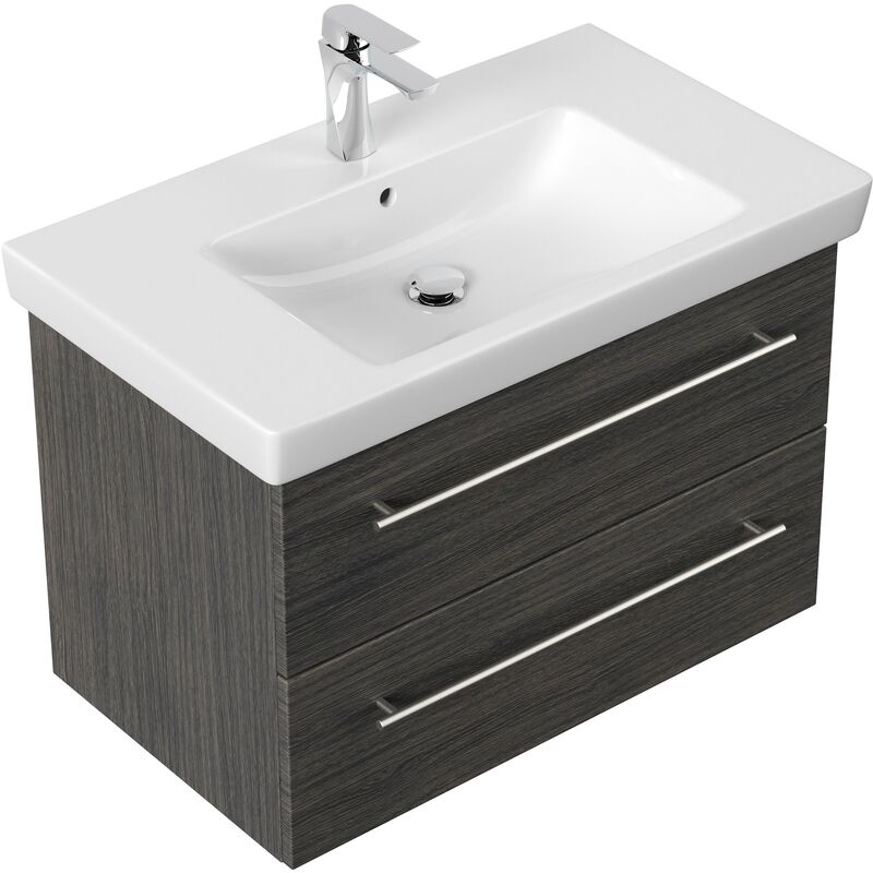 

Mueble de baño con Lavabo Villeroy & Boch Subway 2.0 80 cm Antracita vetado