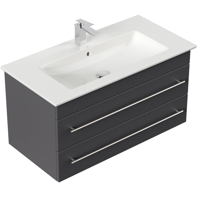 

Mueble de baño con Lavabo Villeroy & Boch Venticello 100 cm Antracita satinado