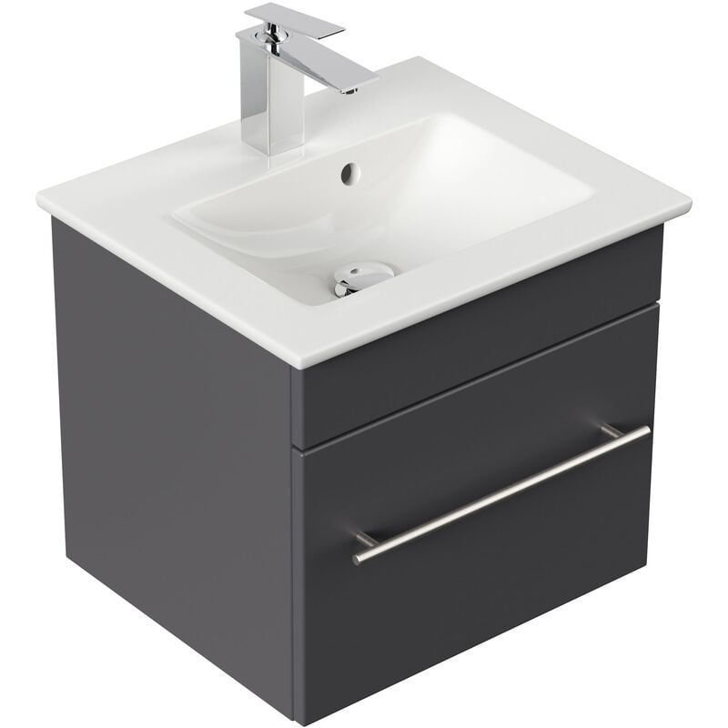 

Mueble de baño con Lavabo Villeroy & Boch Venticello 50 cm antracita satinado