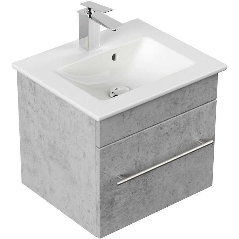 

Mueble de baño con Lavabo Villeroy & Boch Venticello 50 cm Gris hormigón
