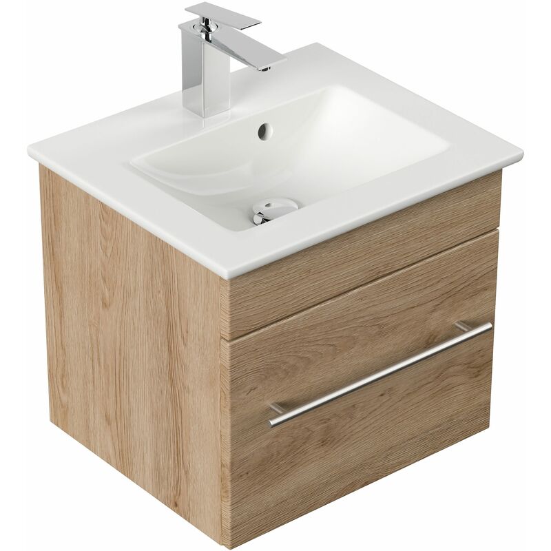 

Mueble de baño con Lavabo Villeroy & Boch Venticello 50 cm roble claro