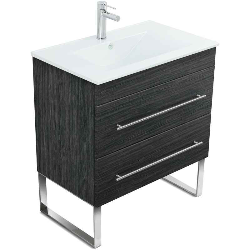 

Mueble de baño con patas Casa Infinity 750 Antracita vetado