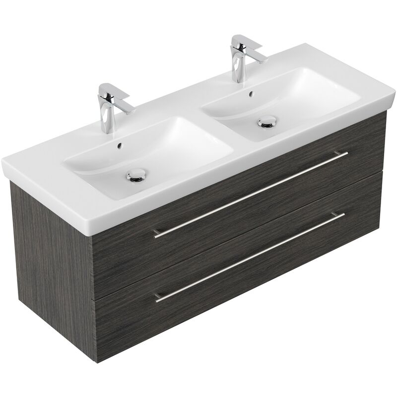 

Mueble de baño con Villeroy & Boch Subway 2.0 Lavabo 130 cm A Antracita vedato