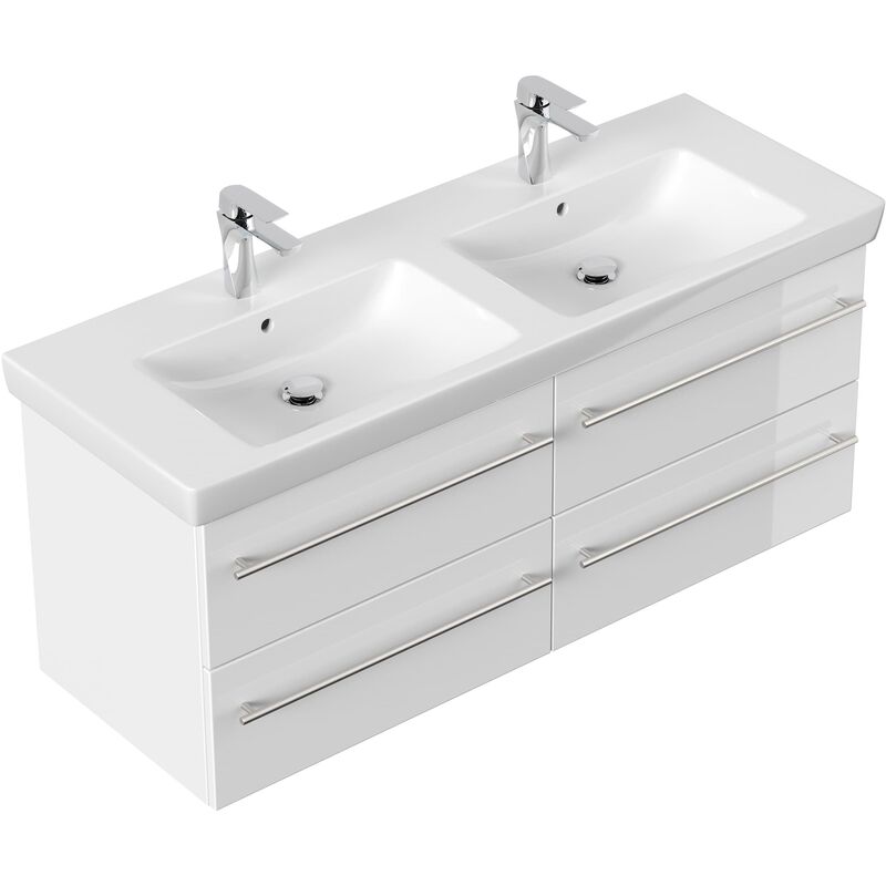 

Emotion - Mueble de baño con Villeroy & Boch Subway 2.0 Lavabo 130cm B Blanco brillante