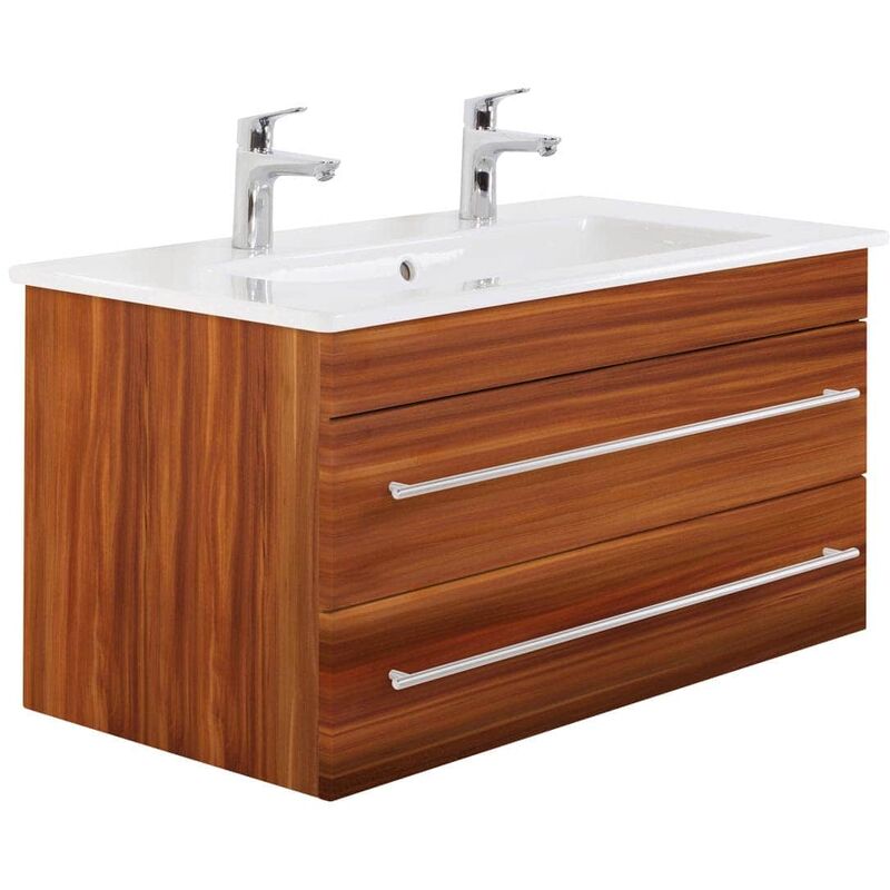 

Mueble de baño con Villeroy &Boch Venticello Lavabo 120cm Doble Nuéz