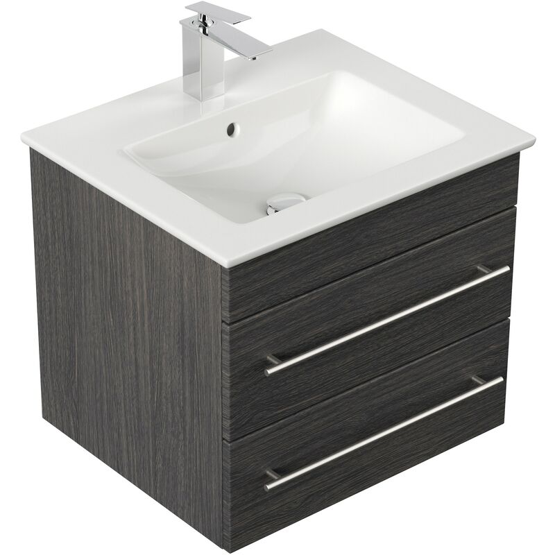 

Mueble de baño con Villeroy & Boch Venticello Lavabo 60 cm antracita vetado