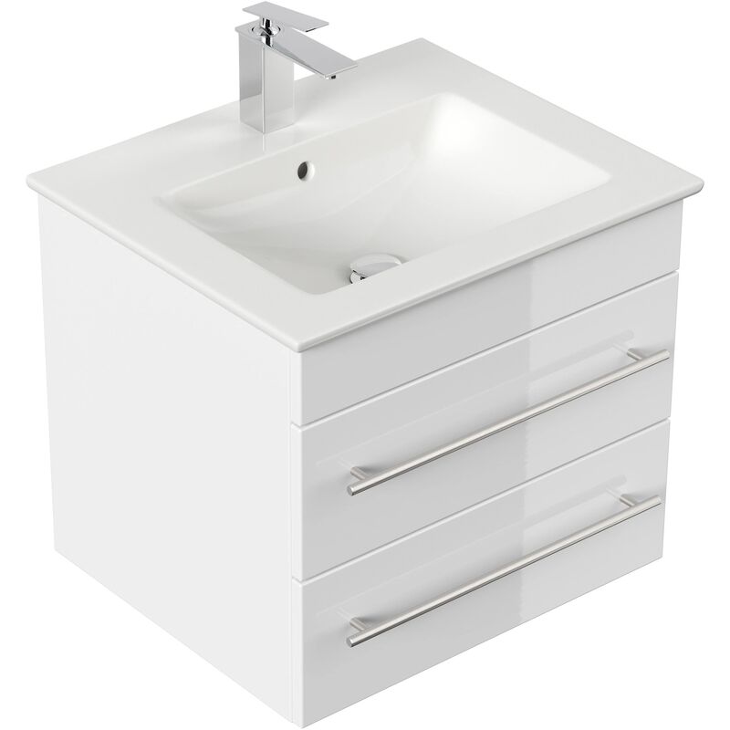 

Mueble de baño con Villeroy & Boch Venticello Lavabo 60 cm blanco brillante