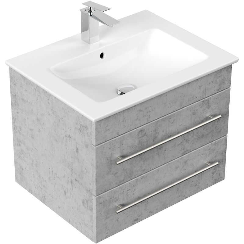 

Mueble de baño con Villeroy & Boch Venticello Lavabo 65 cm Gris hormigón