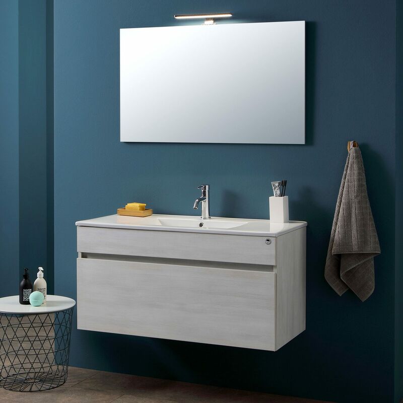 

Mueble De Baño De Pared De 100 Cm Con Compartimento En Promenade
