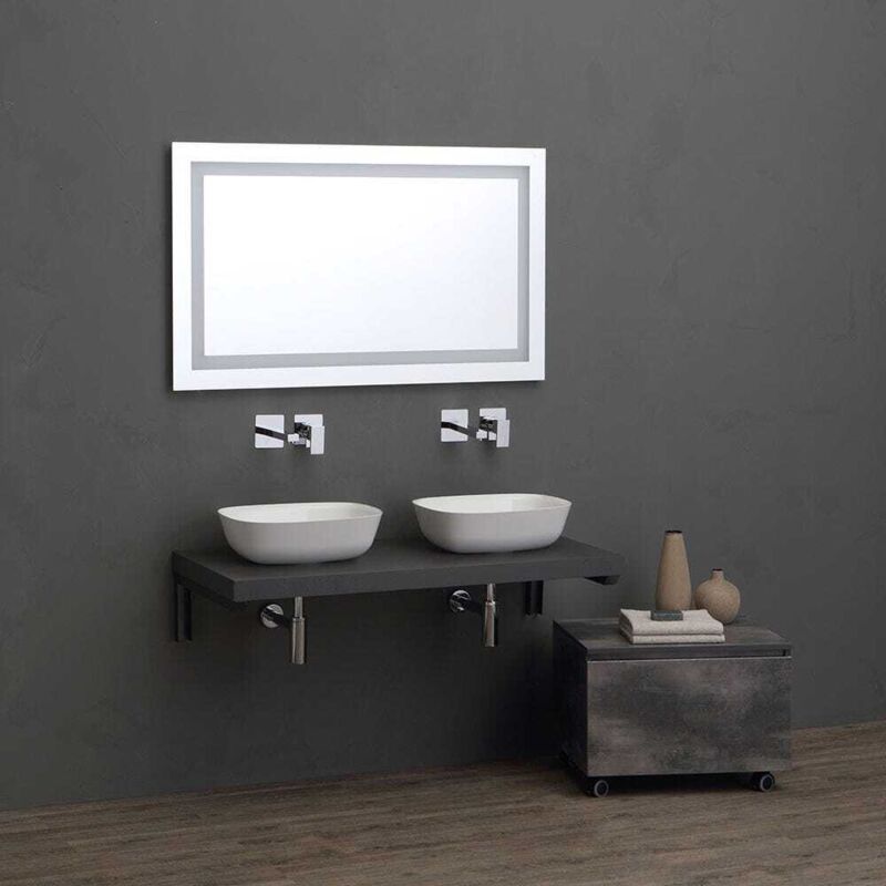 MUEBLE DE BAÑO DE PARED DE 120 CM + UNIDAD BASE DE 60 CM - 02010662000126