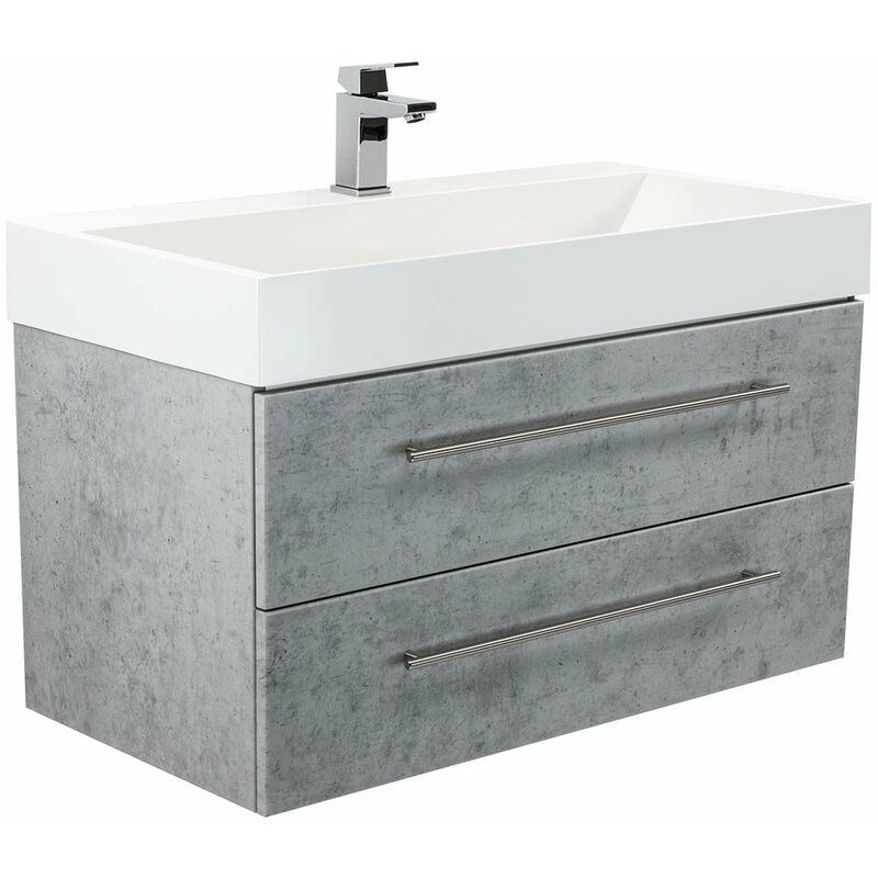 

Mueble de baño Design 900 Gris hormigón