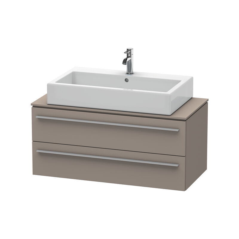 

Mueble de baño Duravit X-Large para consola 6512, 2 cajones, 1000 mm, Color (frente/cuerpo): Decoración Basalto Mate - XL651204343