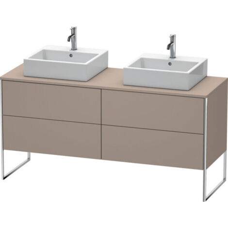 Mueble de baño Duravit XSquare de 160,0 x 54,8 cm, 4 cajones,
