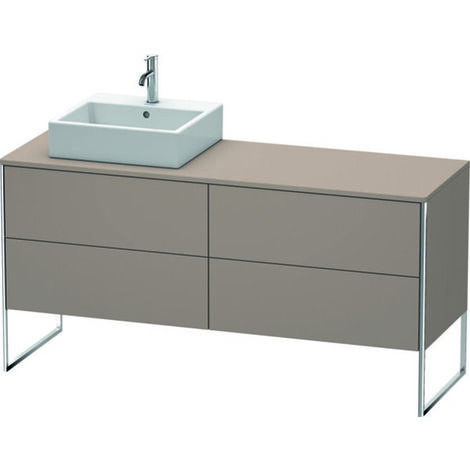 Mueble de baño Duravit XSquare de 160,0 x 54,8 cm, 4 cajones,