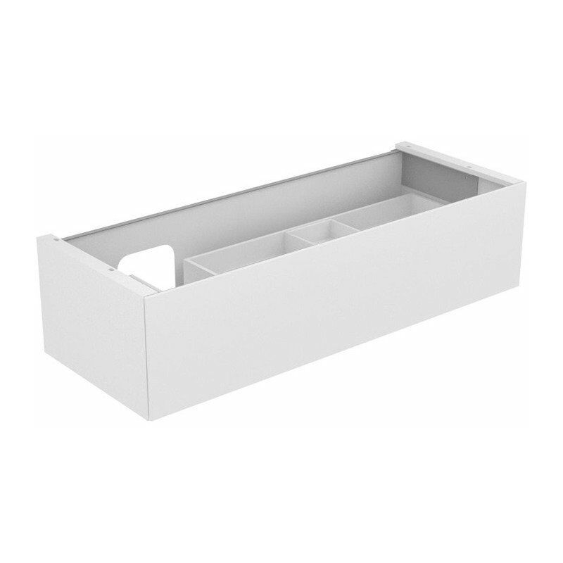 

Keuco - Mueble de baño EDICIÓN 11 PLANIFICACIÓN 1400 x 350 x 535 mm, corte sifón izquierdo blanco