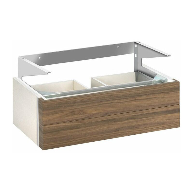 

Keuco - Mueble de baño EDITION 300 950x315x525mm blanco alpino alto brillo / chapa de nogal