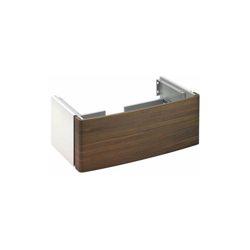 

Keuco - Mueble de baño ELEGANCE 950 x 360 x 500 mm blanco / chapa de nogal