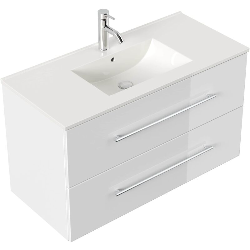 

Mueble de baño Firenze 100 Blanco brillante