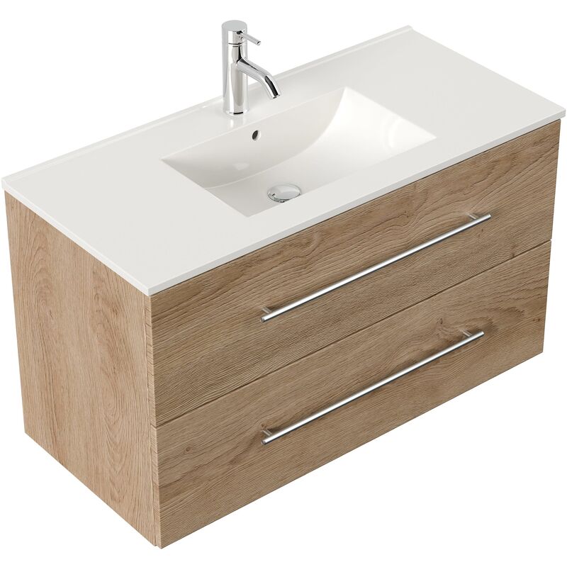 

Mueble de baño Firenze 100 Roble claro