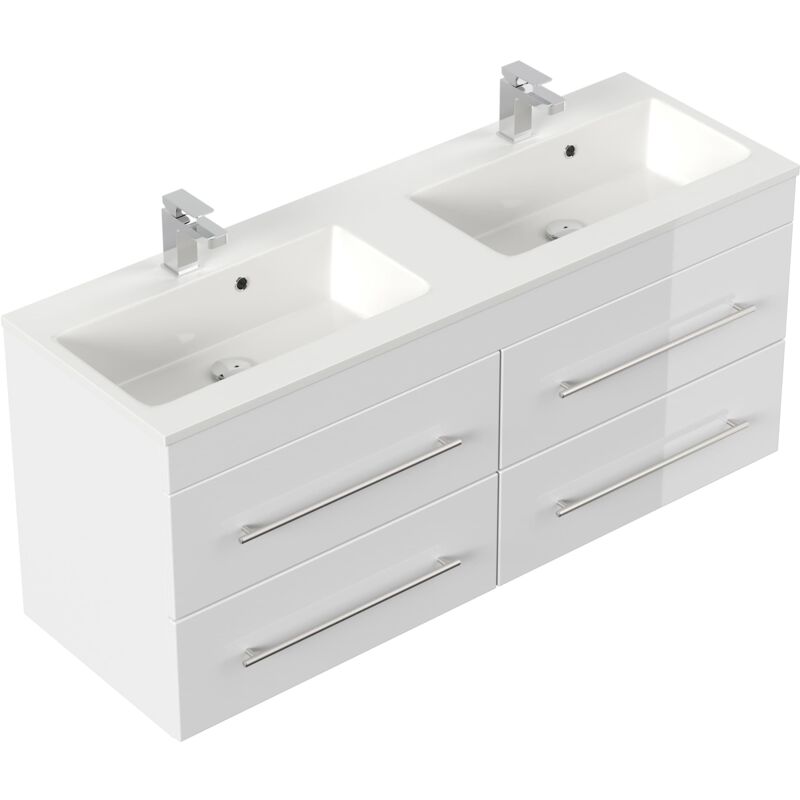 

Mueble de baño Firenze 140 Blanco brillante