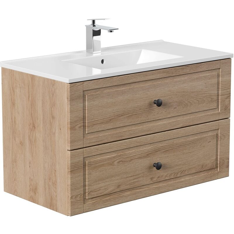 

Mueble de baño Firenze 90 Cottage Roble claro