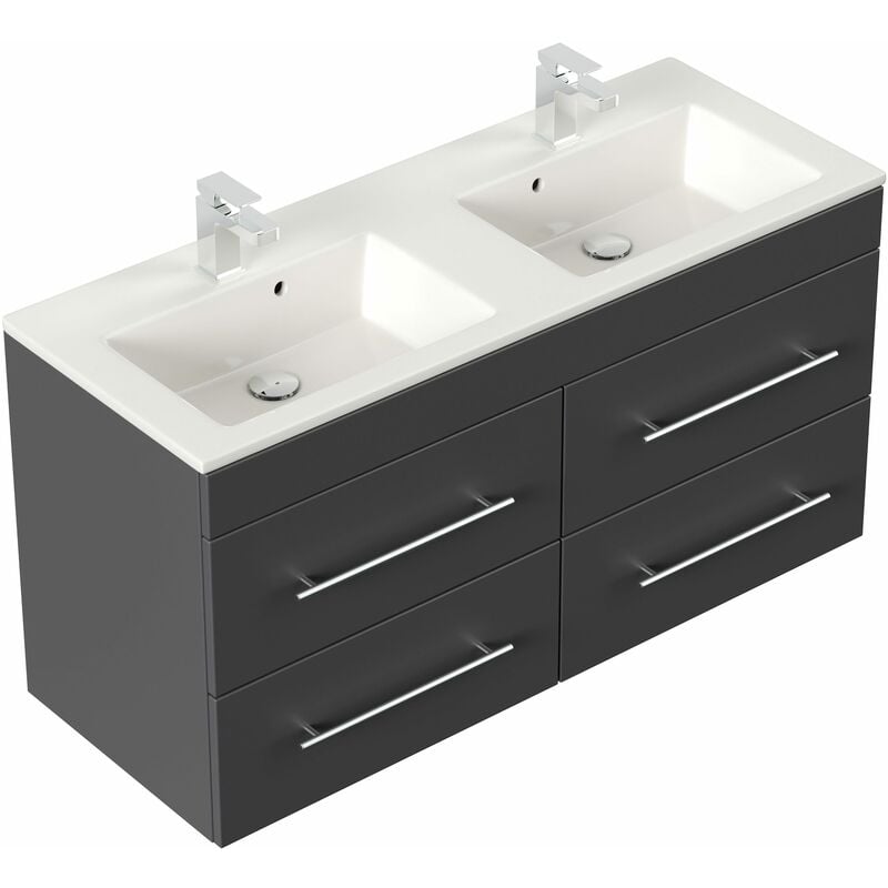 

Mueble de baño Helios Antracita satinado