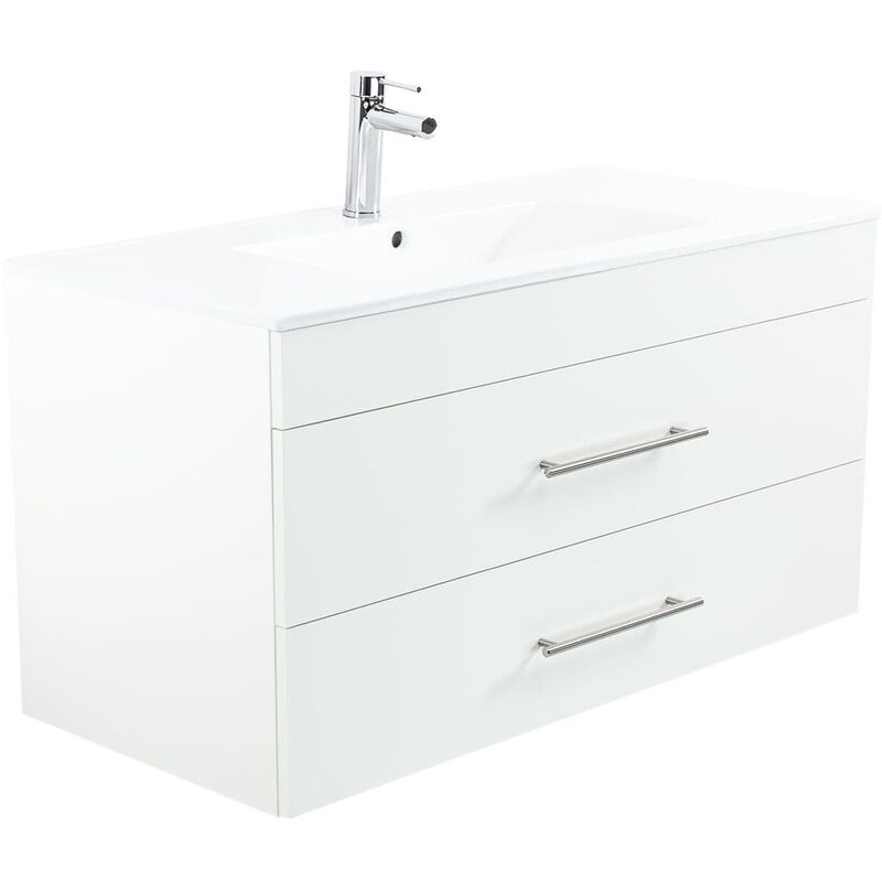 

Mueble de baño Home 1000 Blanco mate -Promociones especiales