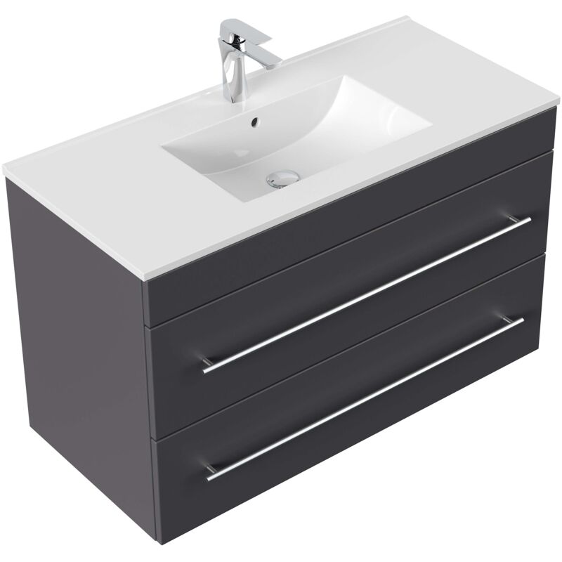 

Mueble de baño Infinity 1000 Antracita satinado
