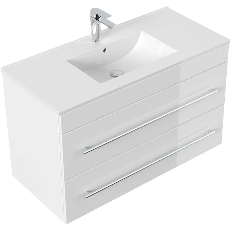 

Mueble de baño Infinity 1000 Blanco brillante