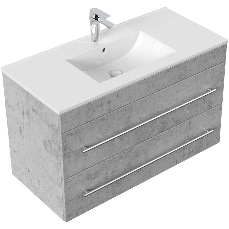 

Mueble de baño Infinity 1000 Gris hormigón