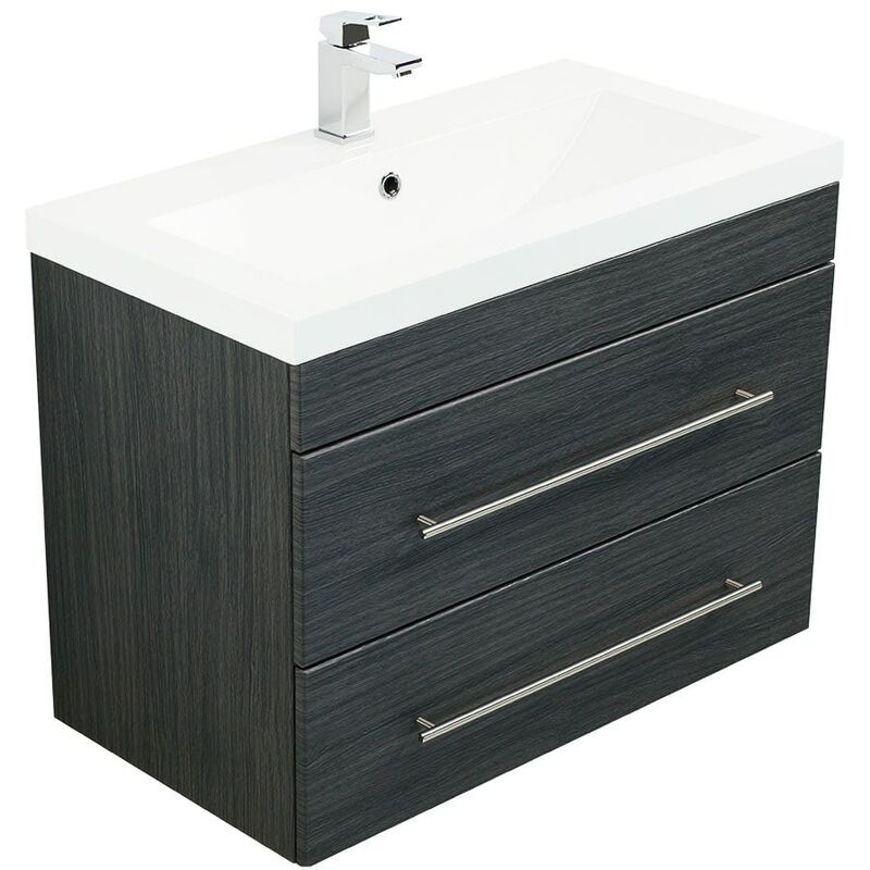 

Mueble de baño Infinity 850 Antracita vetado