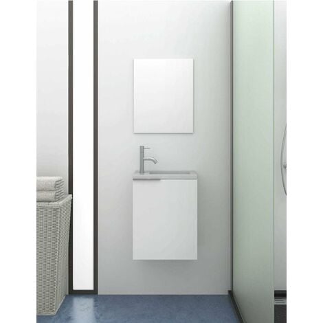 Mueble de baño Vision 2250 blanco mate - lavabo opcional:Sin adicional.  abertura, Sin lavabo