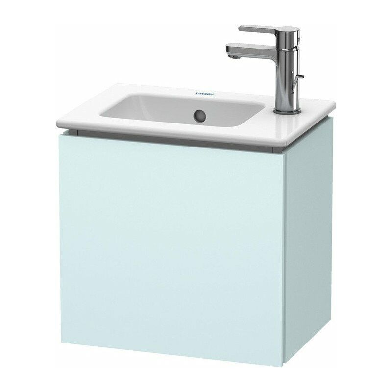 

Mueble de baño L-CUBE 294x420x400mm apertura izquierda Matt azul claro