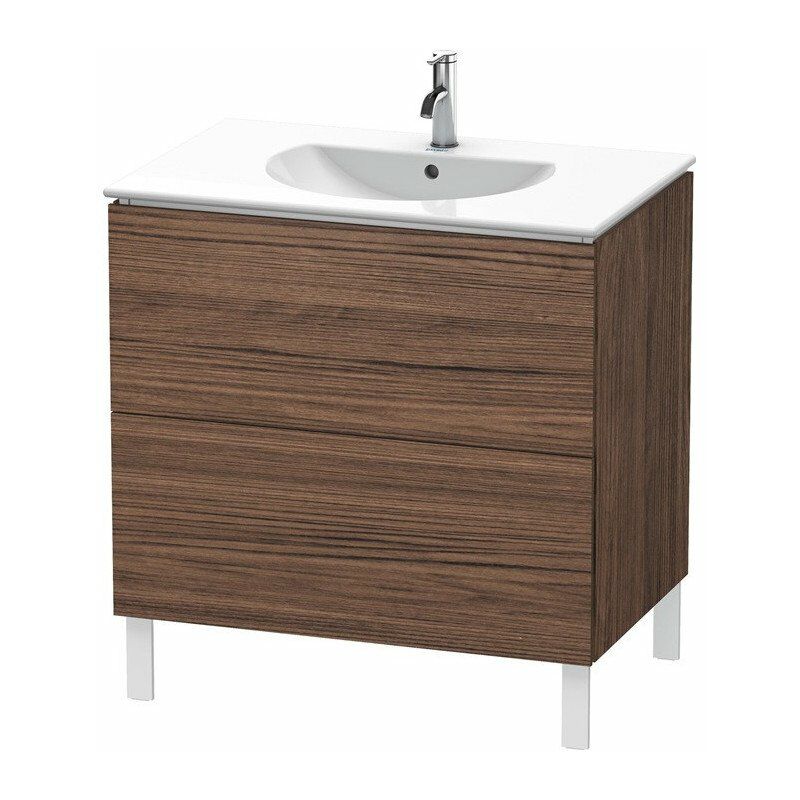 

Duravit - Mueble de baño L-CUBE 534x820x704mm nogal oscuro