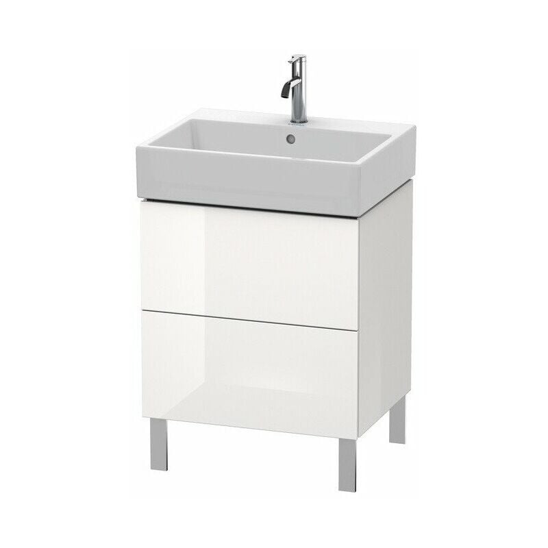

Duravit - Mueble de baño L-CUBE 582x584x459mm nogal oscuro