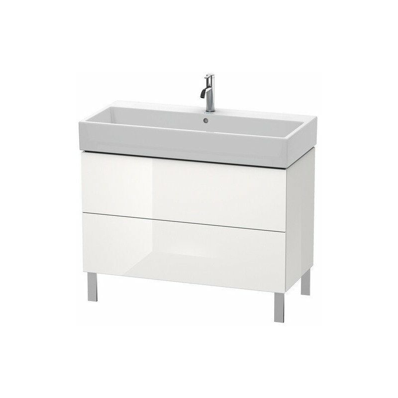 

Duravit - Mueble de baño L-CUBE 582x984x459mm Azul claro mate
