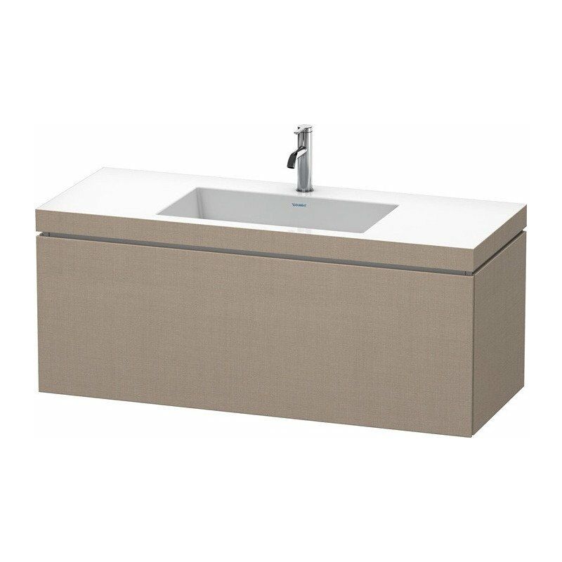 

Duravit - Mueble de baño L-CUBE WT Vero Air 500x1200x480mm 1 orificio para grifería lino