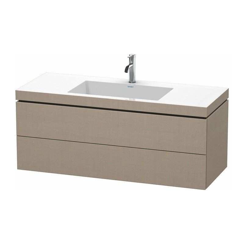 

Mueble de baño L-CUBE WT Vero Air 500x1200x480mm 1 orificio para grifería lino